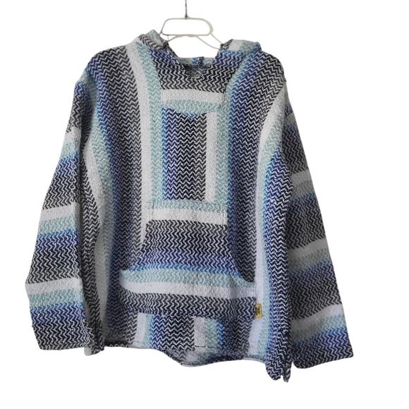 baja joe Other - Vtg Baja Joe Earth Ragz Pullover Hoodie Sweatshirt M Surfer Beach Mexican